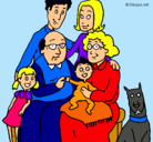 Dibujo Familia pintado por FGRJEDGTJEDF