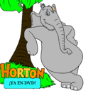 Dibujo Horton pintado por yop