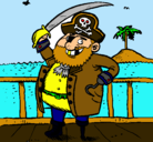 Dibujo Pirata a bordo pintado por Mamaa