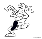 Dibujo Momia bailando pintado por diego