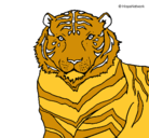 Dibujo Tigre pintado por marishalie