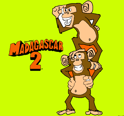 Madagascar 2 Manson y Phil