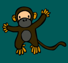 Dibujo Mono pintado por carlitos