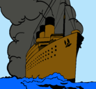 Dibujo Barco de vapor pintado por joseandres
