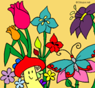 Dibujo Fauna y flora pintado por puchi