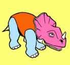 Dibujo Triceratops II pintado por CIELITO