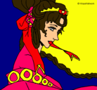 Dibujo Princesa china pintado por LOREDANA