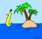 Dibujo Isla pintado por marialourdes