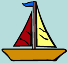Dibujo Barco velero pintado por SOFIA