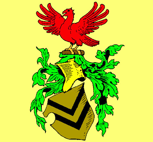 Escudo de armas y aguila 