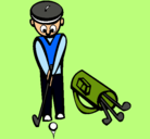 Dibujo Jugador de golf II pintado por luisgael