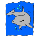 Dibujo Delfín pintado por fernanda