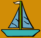 Dibujo Barco velero pintado por marcus