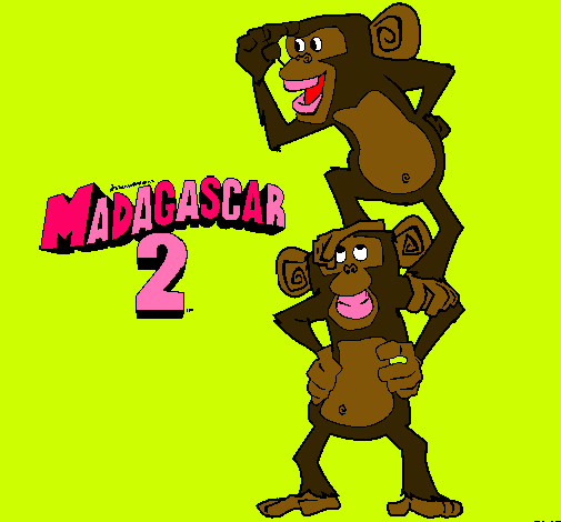 Madagascar 2 Manson y Phil