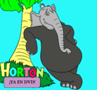 Dibujo Horton pintado por zaira
