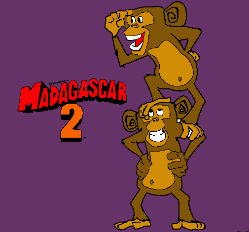 Madagascar 2 Manson y Phil