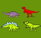Dibujo Dinosaurios de tierra pintado por DIEGO