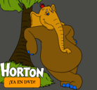 Dibujo Horton pintado por horton