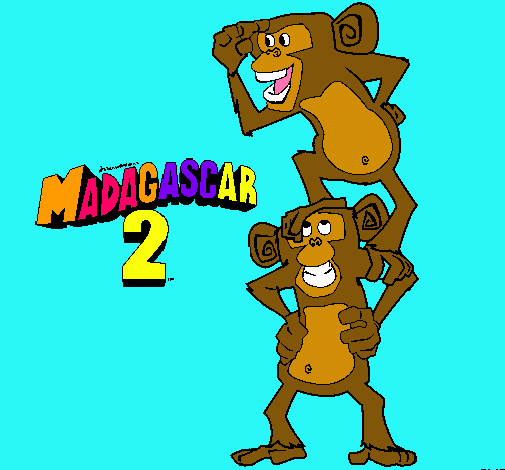 Madagascar 2 Manson y Phil