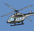 Dibujo Helicóptero  pintado por elicoctero