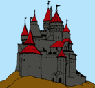 Dibujo Castillo medieval pintado por martin