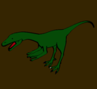 Dibujo Velociraptor II pintado por gurasico