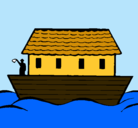 Dibujo Arca de Noe pintado por thuzithahaha
