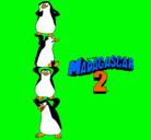 Dibujo Madagascar 2 Pingüinos pintado por gerard