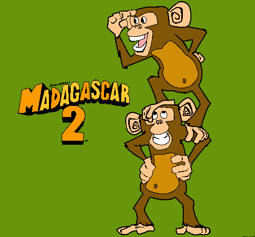 Madagascar 2 Manson y Phil