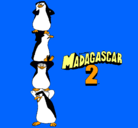 Dibujo Madagascar 2 Pingüinos pintado por sartops