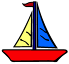 Dibujo Barco velero pintado por nahuel