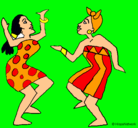Dibujo Mujeres bailando pintado por ANGELICAORIANA