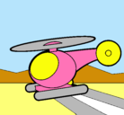 Dibujo Helicóptero pequeño pintado por rosybeth