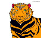 Dibujo Tigre pintado por memito