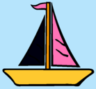 Dibujo Barco velero pintado por adolfo