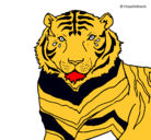 Dibujo Tigre pintado por Valeria