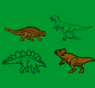 Dibujo Dinosaurios de tierra pintado por sebastian