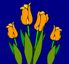 Dibujo Tulipanes pintado por josedelcarmen