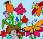 Dibujo Fauna y flora pintado por adri