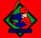 Dibujo Logo de béisbol pintado por sofia