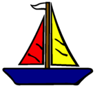 Dibujo Barco velero pintado por rashid