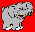 Dibujo Elefante pintado por luis