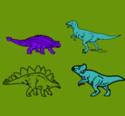 Dibujo Dinosaurios de tierra pintado por johnandresv.l