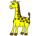 Dibujo Jirafa pintado por giraffe