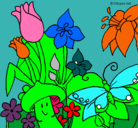 Dibujo Fauna y flora pintado por ositoyperrito