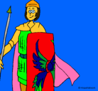 Dibujo Soldado romano II pintado por estebanpatio