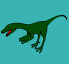 Dibujo Velociraptor II pintado por kassi