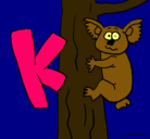 Dibujo Koala pintado por karencharith