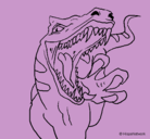 Dibujo Velociraptor II pintado por ata