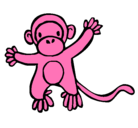 Dibujo Mono pintado por ludmi